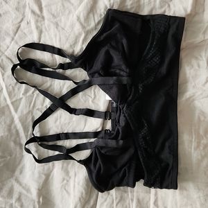 Cosabella Black Cut Out Strappy Crop Top